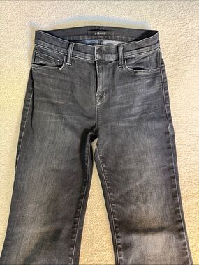 J Brand Women's Washed Black Skinny Jeans
